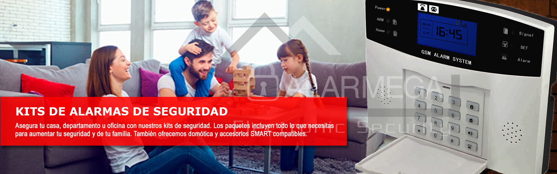 Sistemas de Alarma y Domotica Inteligente (smart) con acceso y control por internet via celular