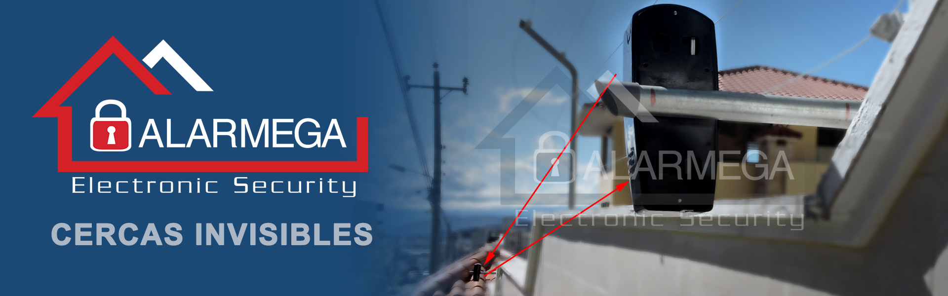 Seguridad Perimetral - Cercas Invisibles Fotolineales - Quito Ecuador Los Valles - Seguridad estetica de lujo